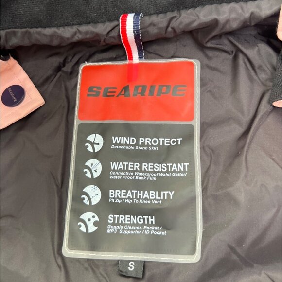 Winter Ski Snowsuit Waterproof  Windproof Outdoor Pink Suit Women Size Small - Picture 11 of 12